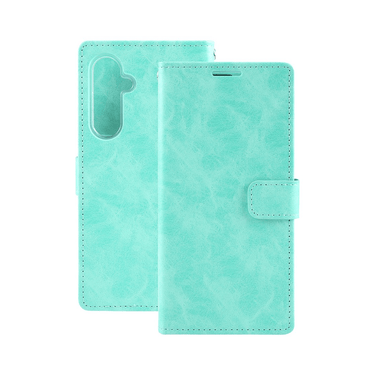 Samsung Galaxy S24 Plus Compatible Case Cover: Blue Moon Diary - Mint
